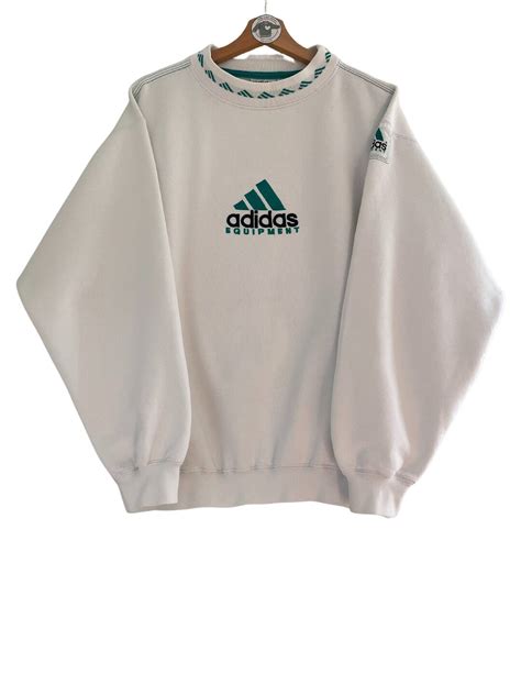 suche adidas equipment pullover in weiß 90er jahre|90s adidas pullover .